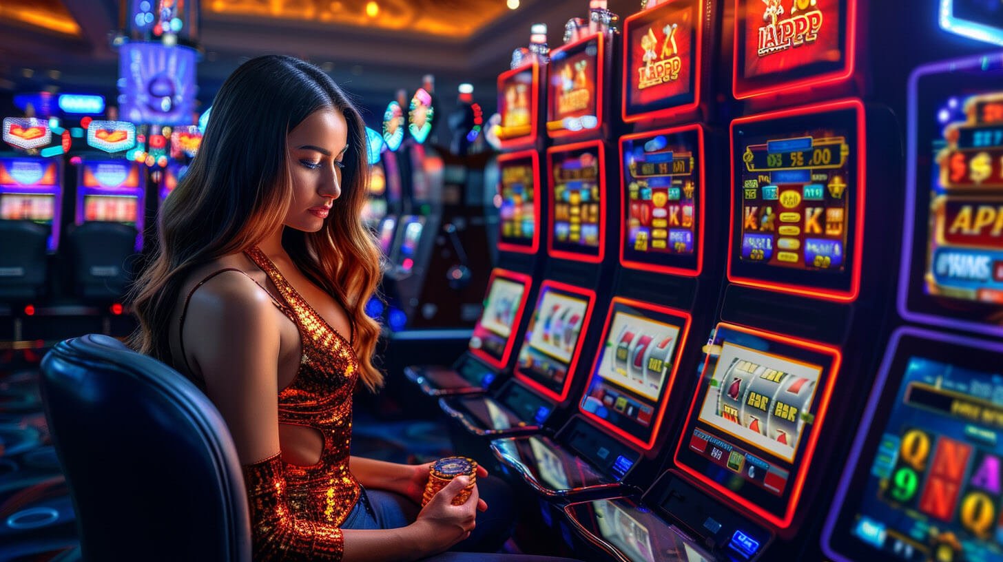 Studio Lucky Twins pompa138 dengan dealer profesional, multi-kamera HD, dan lingkungan kasino premium yang elegan